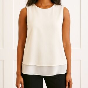 Cooper & Ella Layered Sheer Top